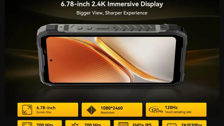 Blackview ROCK 5 — захищений смартфон з ліхтарем, батареєю як у павербанку і звуком як у колонки